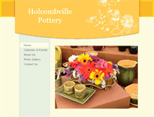 Tablet Screenshot of holcombvillepottery.net